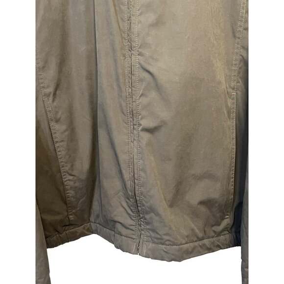 Columbia Men's L Dk Gray Insulated Jacket With Fleece Lining Logo Zip Pockets - Picture 6 of 16